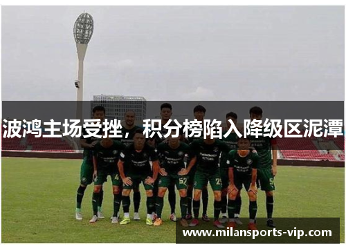 波鸿主场受挫，积分榜陷入降级区泥潭